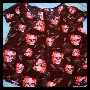 Torrid Skull Top